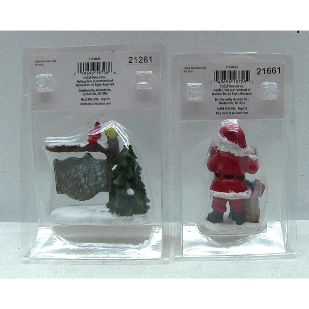 2022 Holiday Time Christmas Village Santa & 